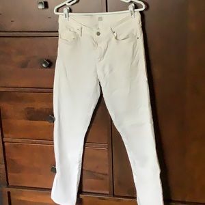 Citizens of Humanity White Straight Jeans, 29